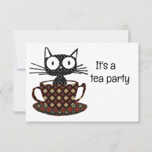 Tea Party Invitation Card