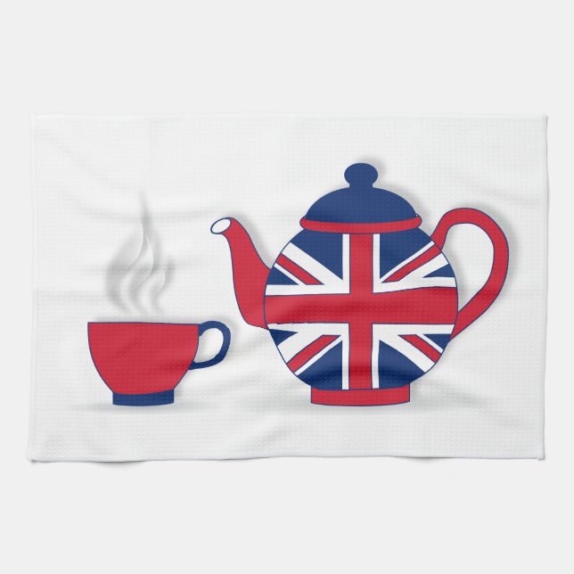 Tea Party Kitchen Towel (Horizontal)