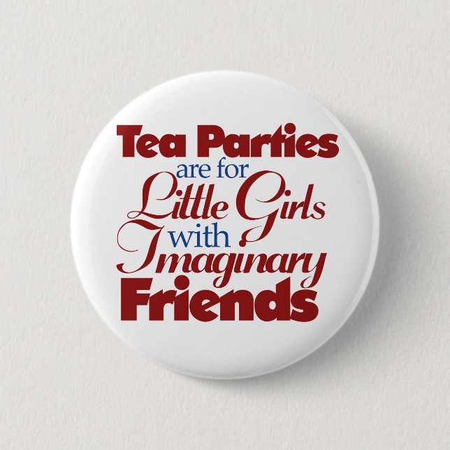 TEA party mockery Restore Sanity 2 Inch Round Button (Front)