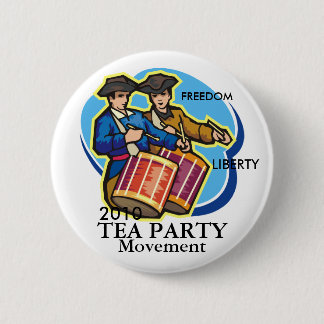 TEA PARTY MOVEMENT 2 INCH ROUND BUTTON