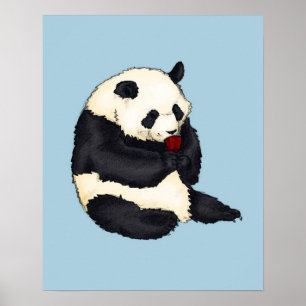 Tea Party Panda Poster