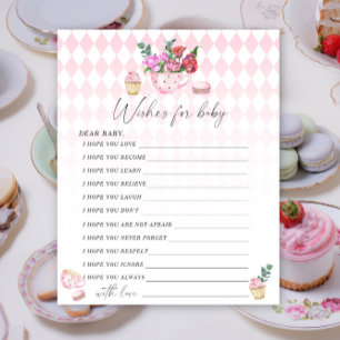 Tea party - Party game   wishes for baby game
