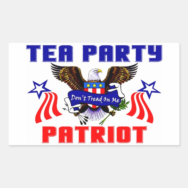 Tea Party Patriot! Sticker (Front)