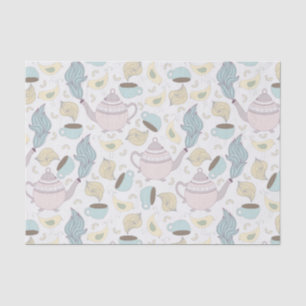 Tea Party Pattern Tissue Paper