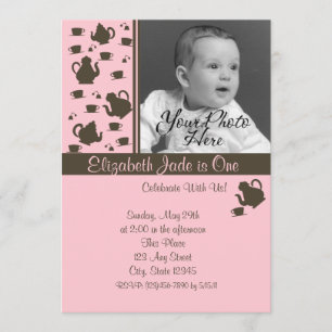 Tea Party/ Photo Invitation