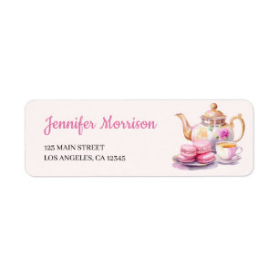 Tea Party Pink Girls Let's Par-Tea Anniversaire