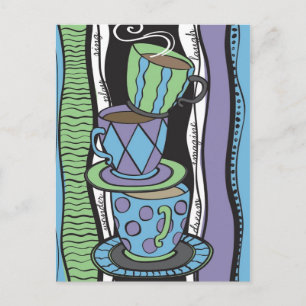 Tea Party Postcard