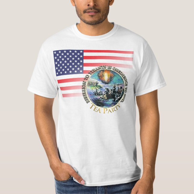 Tea Party Rebel Tee Shirts (Front)