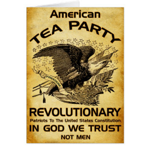 Tea Party Revolutionary Card