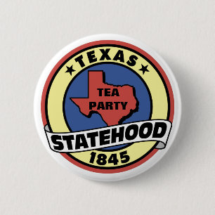 TEA PARTY STATE 2 INCH ROUND BUTTON