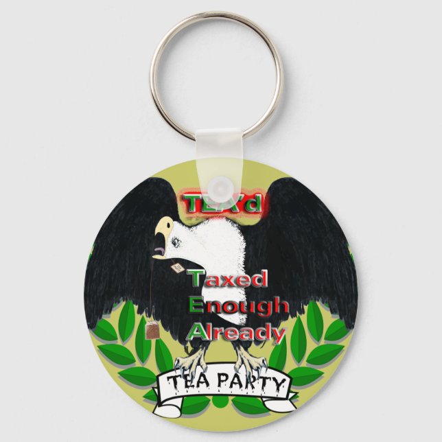 TEA Party Supplies Keychain (Front)