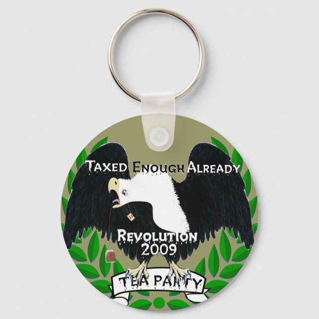 TEA Party Supplies Keychain (Front)