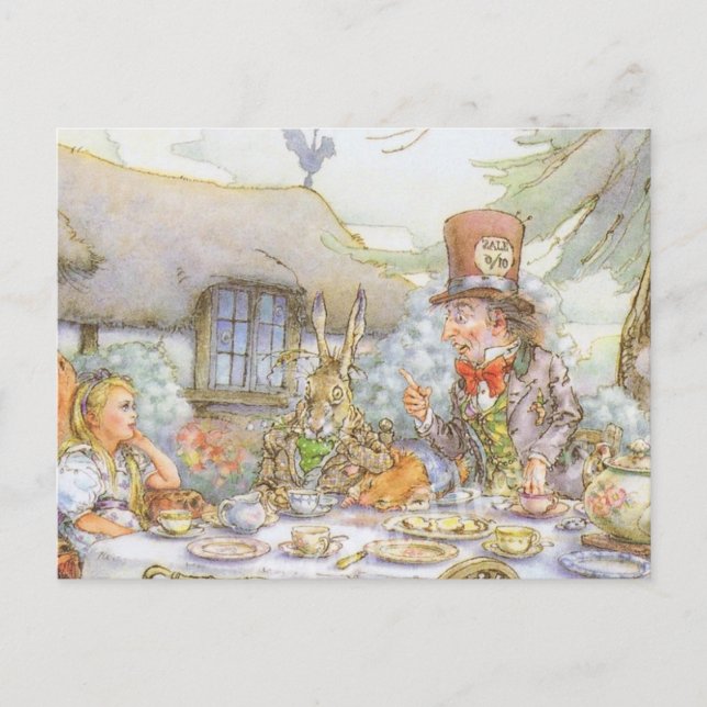 Tea Party Time Postcard (Front)