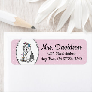 Tea Party Vieux chien anglais (Grey 1)