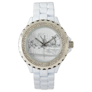 Tea Party Vintage Alice in Wonderland Watch