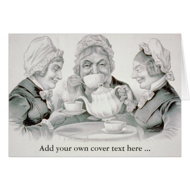 Tea Party vintage, une coupe qui applaudit (Devant horizontal)