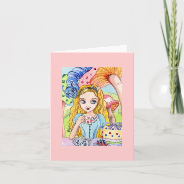 Tea Party with Alice Card (Front)