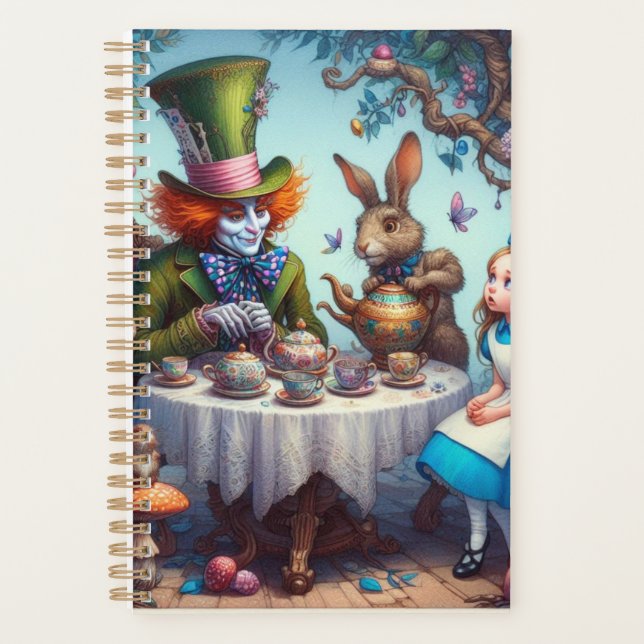 Tea Party with the Hatter Planner (Front)