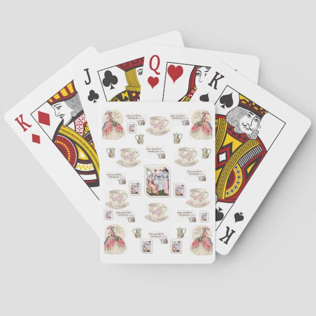 Tea Playing Card Deck (Back)