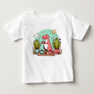 Tea-Rex Cactus Charm Baby T-Shirt