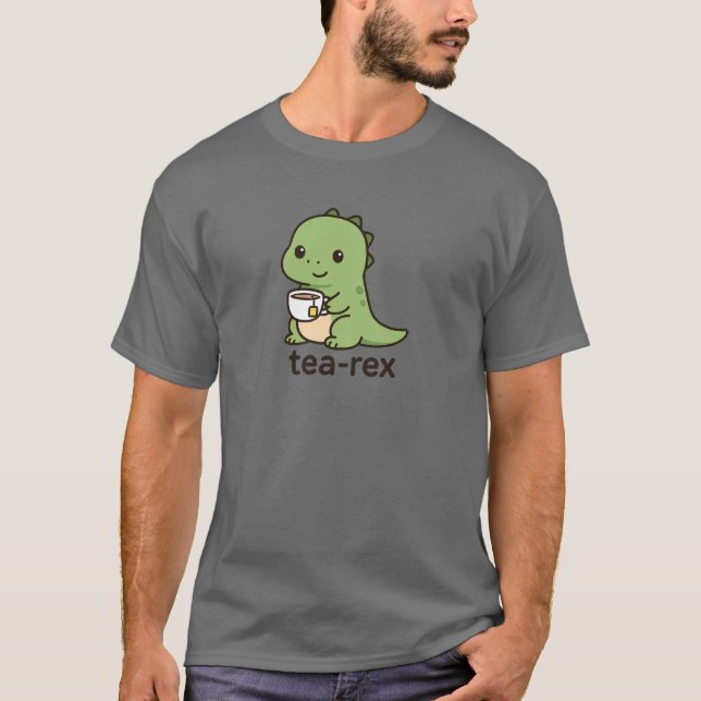 Tea-Rex Cozy Dino T-Shirt (Front)