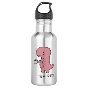 Tea-Rex, Cute Dinosaur , Funny T-rex 532 Ml Water Bottle