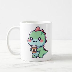 Tea-Rex – Cute Dinosaur with Coffee Coffee Mug