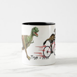 Tea Rex funny t-rex mug design