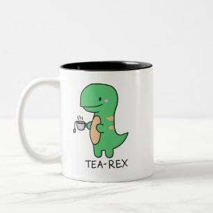 Tea-rex Two-Tone Coffee Mug