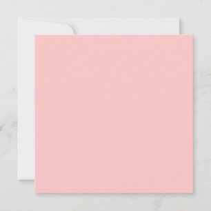 Tea Rose Pink Solid Colour Card