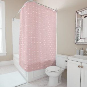 tea rose (red) and white dots