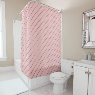 tea rose (red), mauve and mauve dots