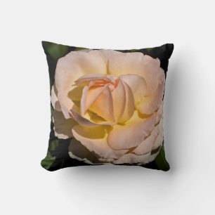 Tea Rose Throw Pillow