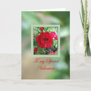 Tea Roses Special Valentine Card