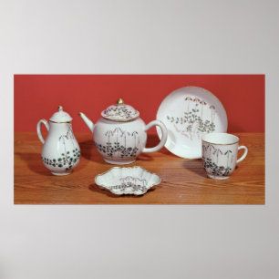 Tea service presented to Carl Linnaeus Poster
