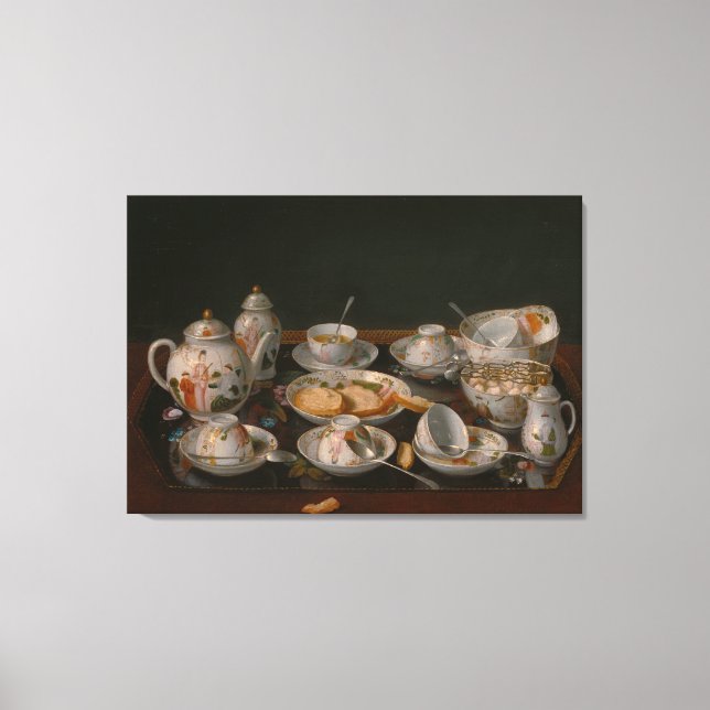 Tea Set Canvas Print (Front)