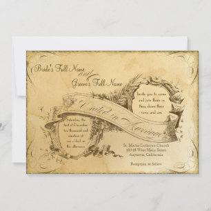 Tea Sort Vintage Mariage 1 - Invitation Invitation