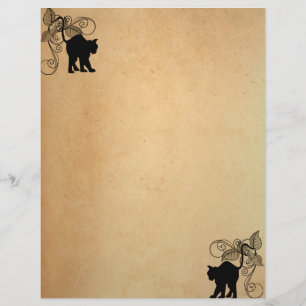 TEA STAINED PAPER Pentacle Enchanted Letterhead