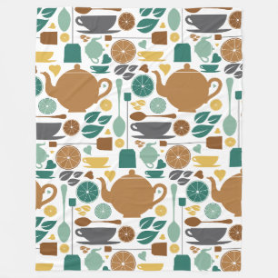 Tea, tea, tea! fleece blanket