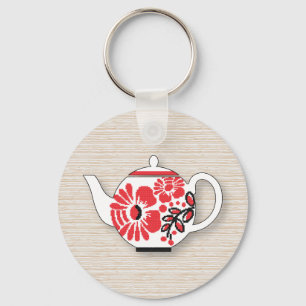 Tea teapots keychain