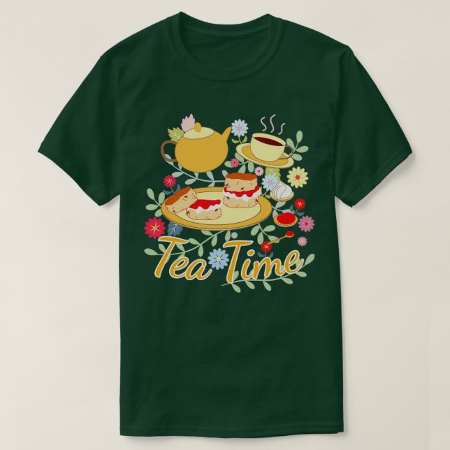 Tea Time 6 1 T-Shirt (Design Front)