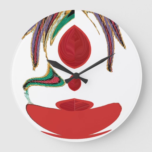 Tea Time all the Time Large Clock (Front)