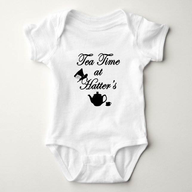 Tea Time at Hatter's Baby Bodysuit (Front)