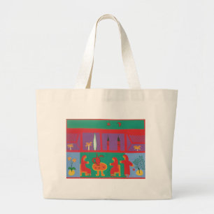 Tea Time at the Museum 2003 Large Tote Bag