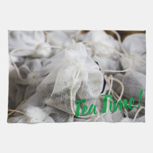 Tea Time Bag for Tea Lovers Kitchen Towel