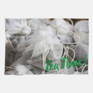 Tea Time Bag for Tea Lovers Kitchen Towel