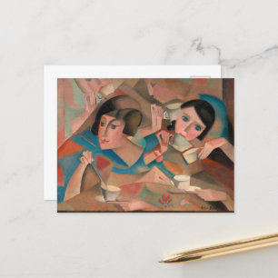 Tea Time by Alice Bailly Postcard