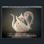 Tea Time Calendar<br><div class="desc">This amazing calendar,  featuring 12 different A.I. general images of teapots,  is a great gift!</div>