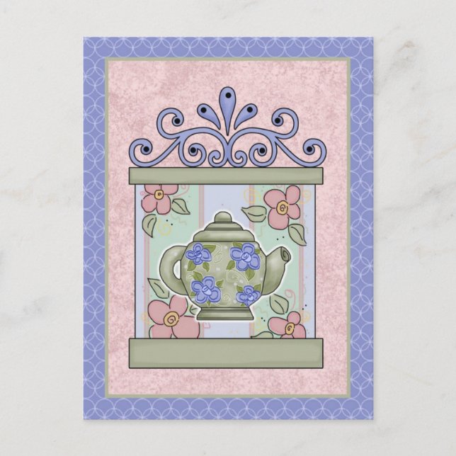 Tea Time Cards, Postage, Tees, GIfts Postcard (Front)