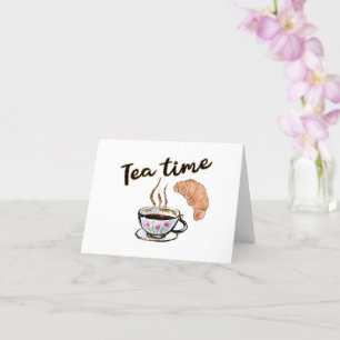 Tea time catds, tea party supplies, table cards